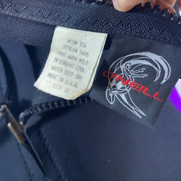 O’Neill Size 10 Reactor Wetsuit O’Neill Black Purple Swim Swimming Diving Jetski - Picture 6 of 6